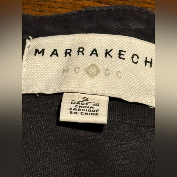 Marrakech Anthropologie Kacey Asymmetrical Zip Up Utility Jacket Women’s S Biker - Picture 5 of 16